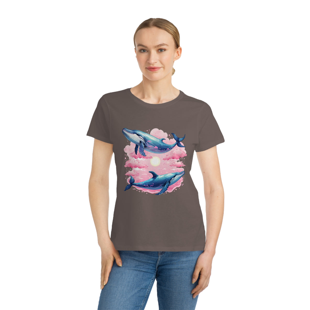 Whale Couple Organic Cotton Classic T-Shirt – Panaprium