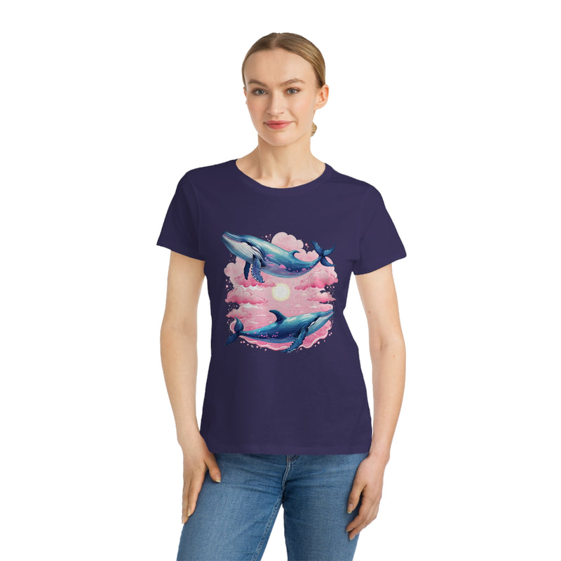 Whale Couple Organic Cotton Classic T-Shirt