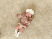 Baby-Kleidungsset für Mädchen aus Bio-Baumwolle mit Rüschen