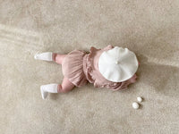 Baby-Kleidungsset für Mädchen aus Bio-Baumwolle mit Rüschen