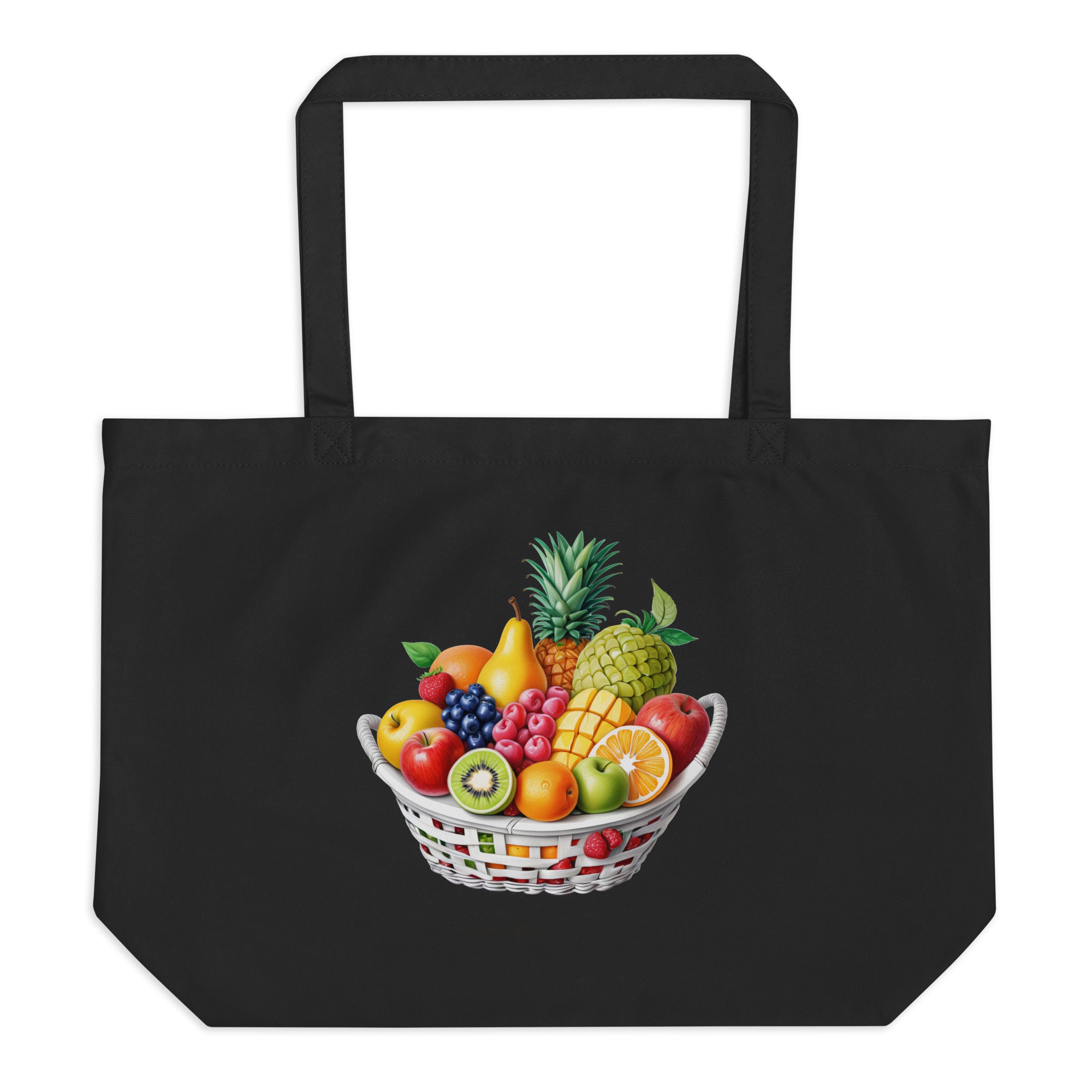 Sac Réutilisable Coton PREMYO - Cabas Fruits Et Légumes, 45x35 Cm, 10L, Design Exclusif - 3